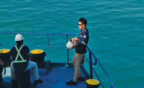 Social interaction matters at sea
