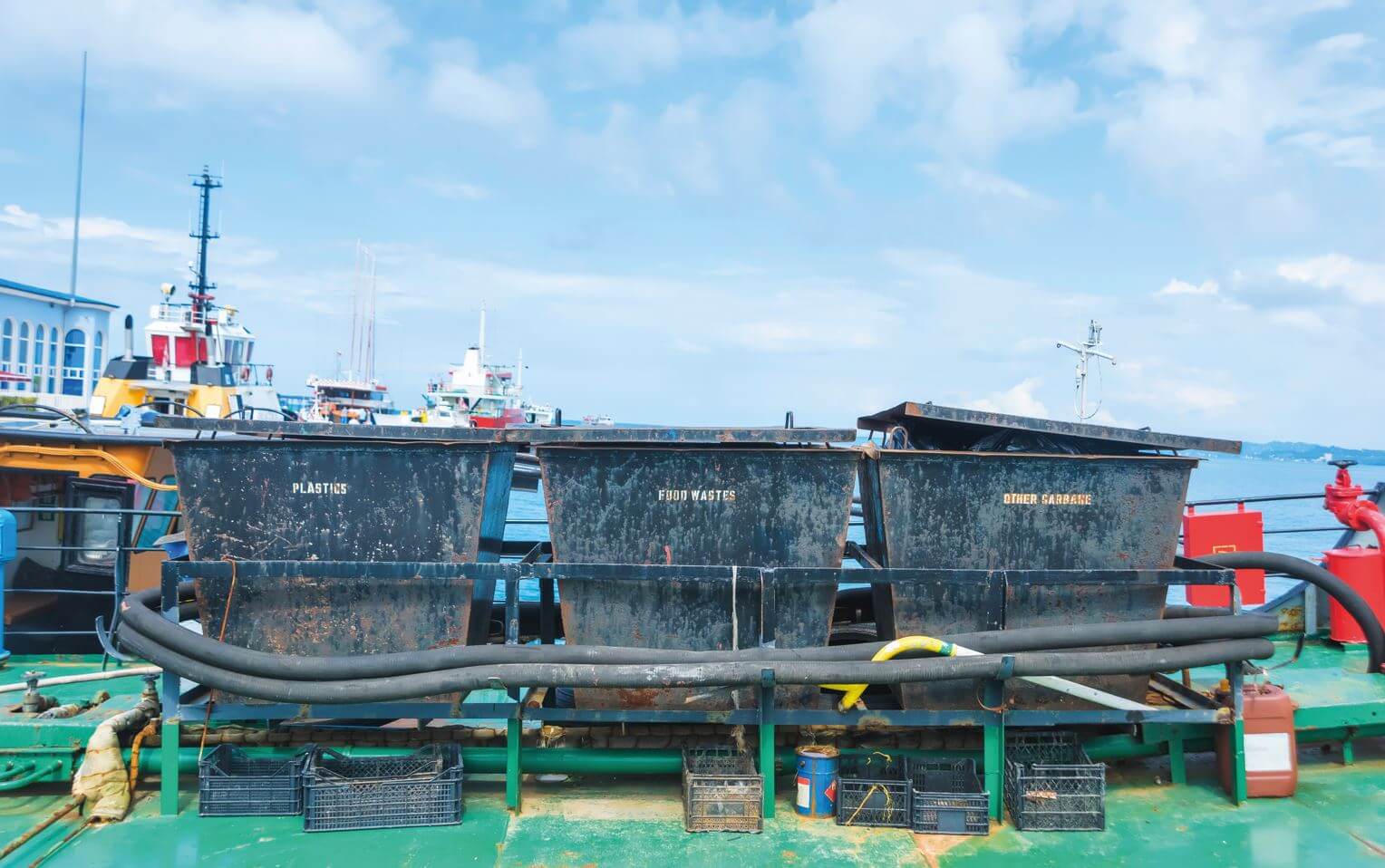 Ready to receive your rubbish