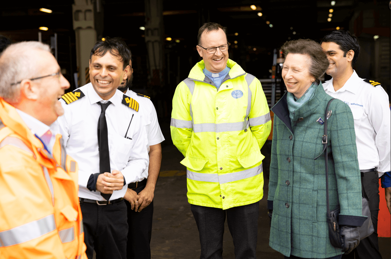 The Mission to Seafarers President, HRH The Princess Royal, recognises seafarers with personal thank you