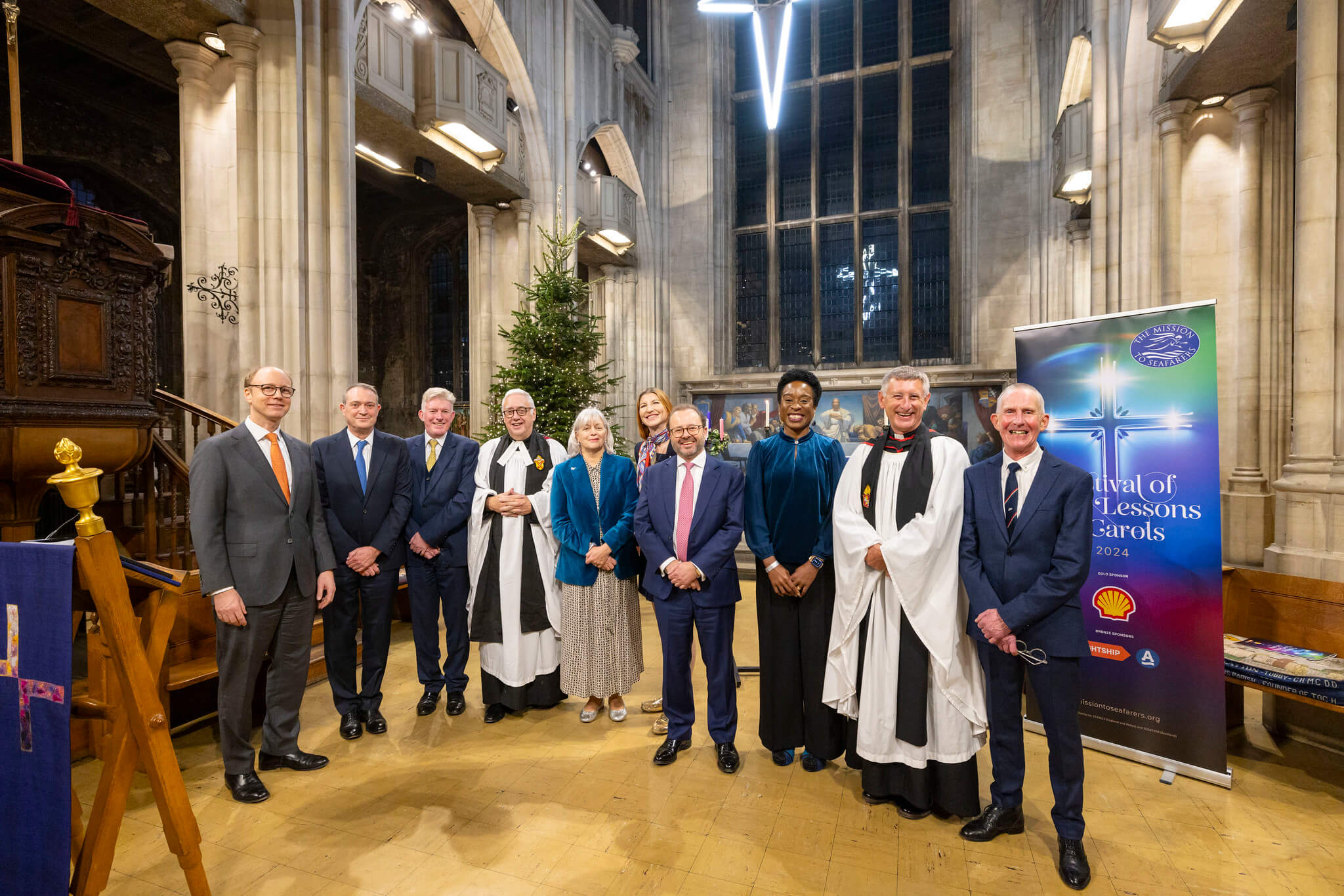 Press Release: ‘Deck the Hulls!’ – Maritime Industry Celebrates Global Maritime Efforts at The Mission to Seafarers’ Christmas Carol Service