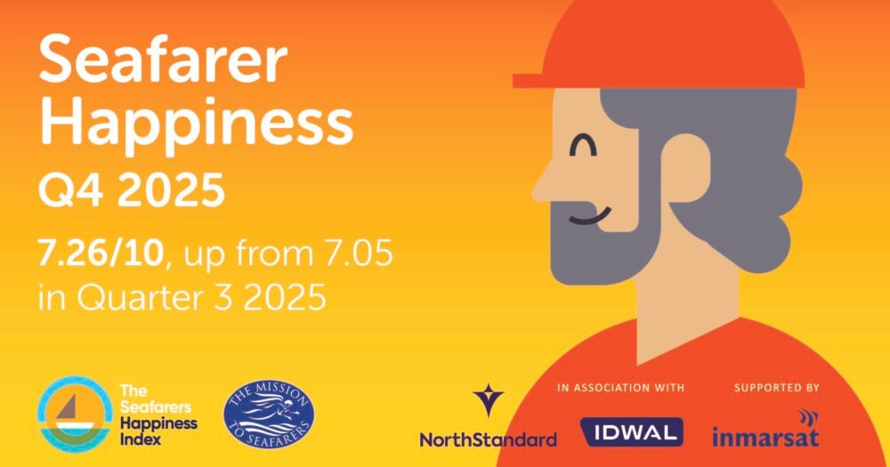 Seafarer Happiness Index shows modest recovery at end of volatile year, but warning signs remain